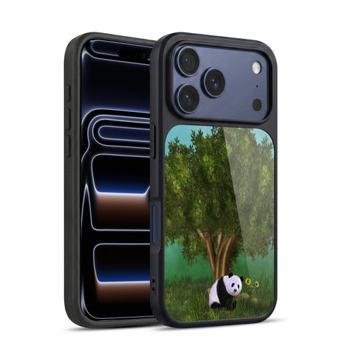 Simone Gatterwe Nature Portraits Cute Panda Gel Armour Case For Apple iPhone 17 Pro