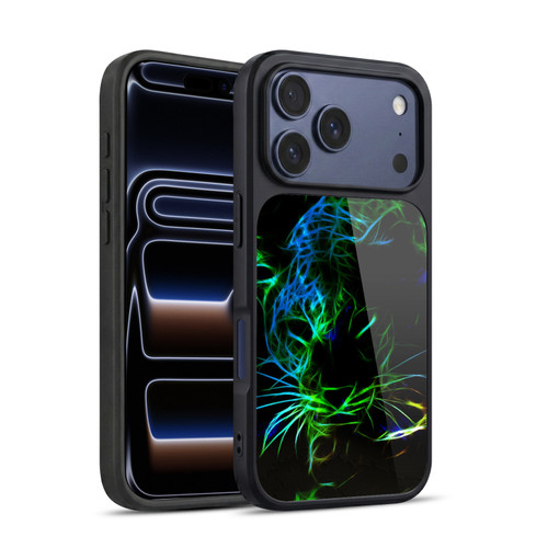 Simone Gatterwe Nature Portraits Neon Leopard Gel Armour Case For Apple iPhone 17 Pro