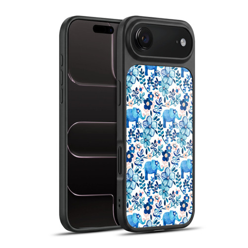 Micklyn Le Feuvre Patterns 2 Watercolour Floral Elephant Gel Armour Case For Apple iPhone 17 Air
