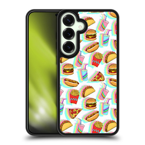 Micklyn Le Feuvre Patterns 2 Rainbow Fast Food Gel Armour Case For Samsung Galaxy S25