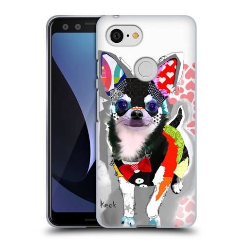 Michel Keck Dogs 3 Chihuahua Soft Gel Case for Google Pixel 3