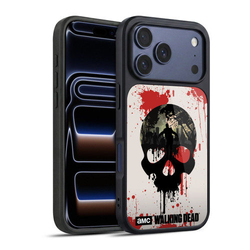 AMC The Walking Dead Silhouettes Skull Gel Armour Case For Apple iPhone 17 Pro