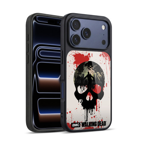 AMC The Walking Dead Silhouettes Skull Gel Armour Case For Apple iPhone 17 Pro