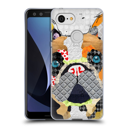 Michel Keck Dogs 3 French Bulldog Soft Gel Case for Google Pixel 3