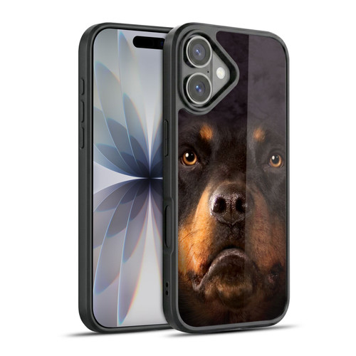 Vincent Hie Big Face Dogs Rottweiler Gel Armour Case For Apple iPhone 17