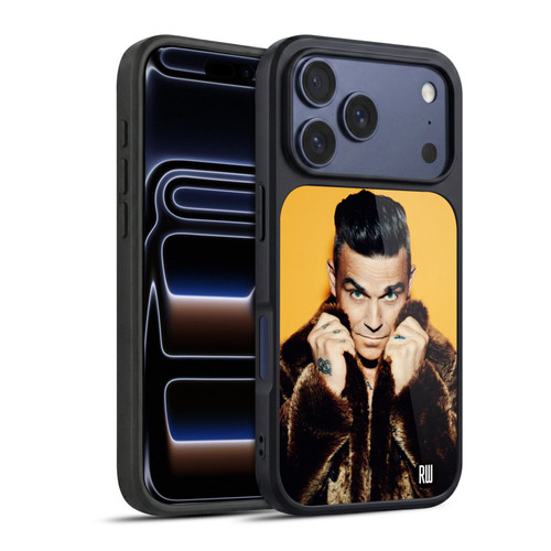 Robbie Williams Calendar Fur Coat Gel Armour Case For Apple iPhone 17 Pro