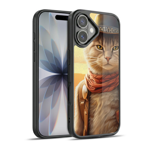 Michael David Ward Animals Kitty Cowboy Gel Armour Case For Apple iPhone 17