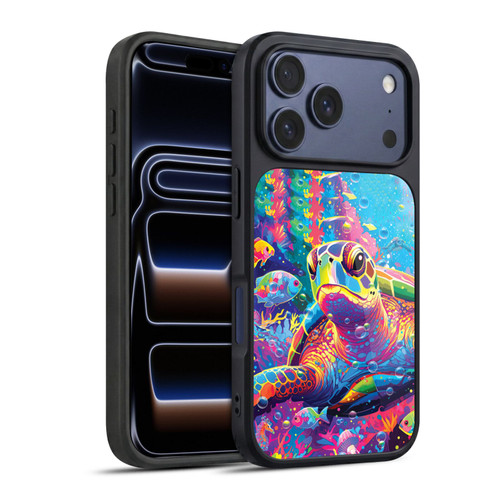 Michael David Ward Animals Turtle Magic Gel Armour Case For Apple iPhone 17 Pro