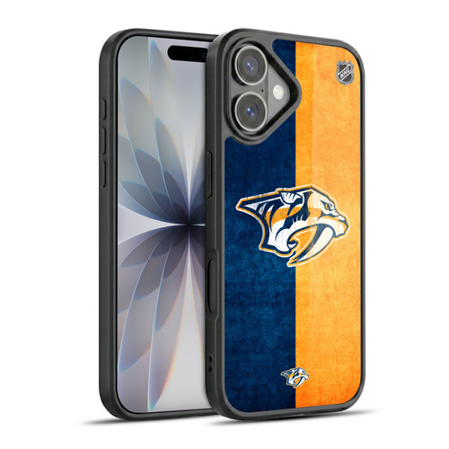 NHL Nashville Predators Half Distressed Gel Armour Case For Apple iPhone 17