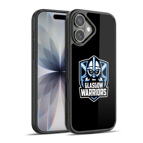 Glasgow Warriors Logo Plain Black Gel Armour Case For Apple iPhone 17