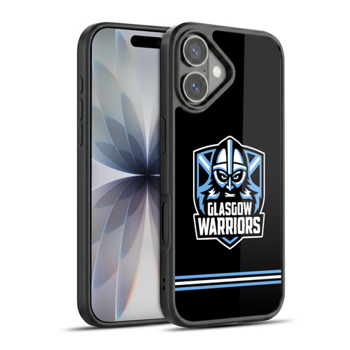 Glasgow Warriors Logo Stripes Black Gel Armour Case For Apple iPhone 17