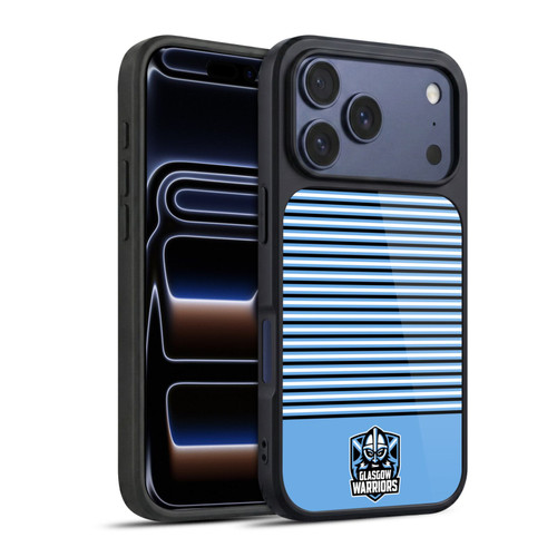 Glasgow Warriors Logo Stripes Blue 2 Gel Armour Case For Apple iPhone 17 Pro