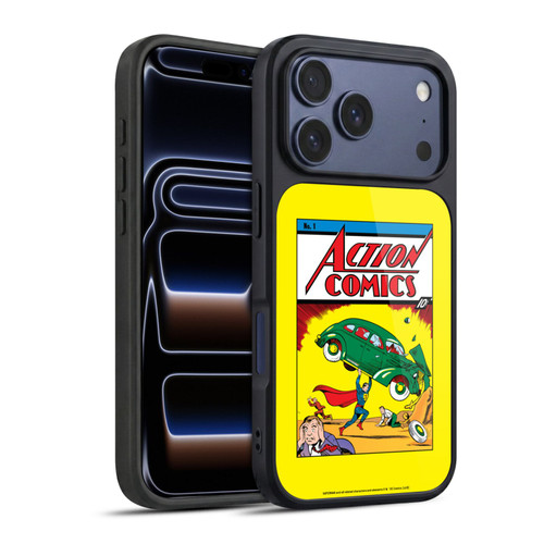 Superman DC Comics Famous Comic Book Covers Action Comics 1 Gel Armour Case For Apple iPhone 17 Pro