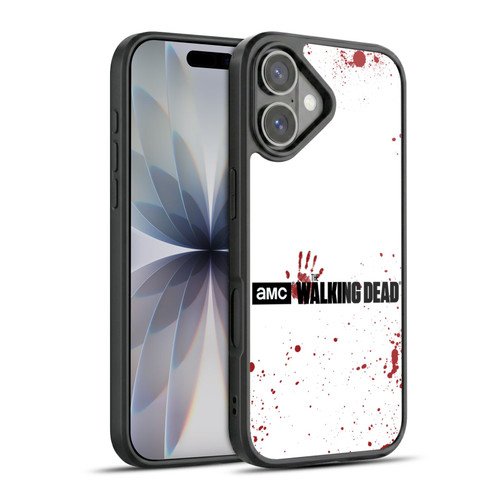 AMC The Walking Dead Logo Blood White Gel Armour Case For Apple iPhone 17