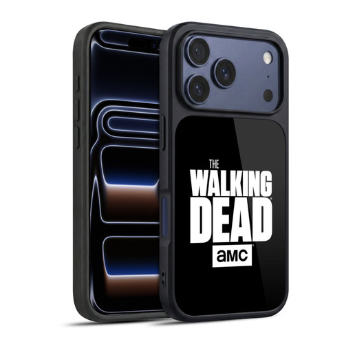 AMC The Walking Dead Logo Black Gel Armour Case For Apple iPhone 17 Pro