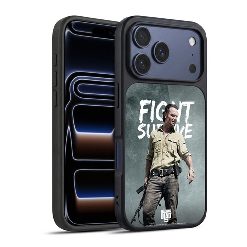 AMC The Walking Dead Rick Grimes Legacy Fight Survive Gel Armour Case For Apple iPhone 17 Pro