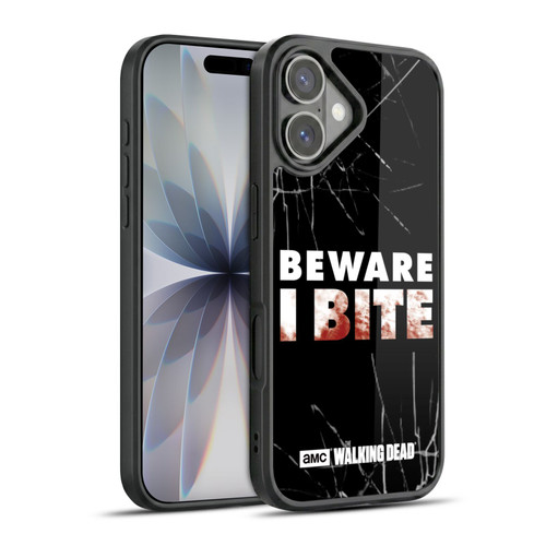 AMC The Walking Dead Typography I Bite Gel Armour Case For Apple iPhone 17