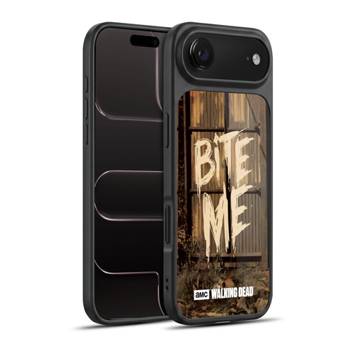 AMC The Walking Dead Typography Bite Me Gel Armour Case For Apple iPhone 17 Air