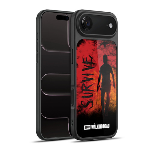 AMC The Walking Dead Typography Survive Rick Machete Gel Armour Case For Apple iPhone 17 Air