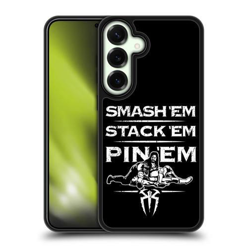 WWE R. Reigns Graphics Smash Em Stack Em Pin Em Gel Armour Case For Samsung Galaxy S25