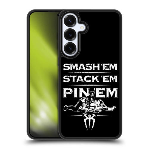 WWE R. Reigns Graphics Smash Em Stack Em Pin Em Gel Armour Case For Samsung Galaxy S25+