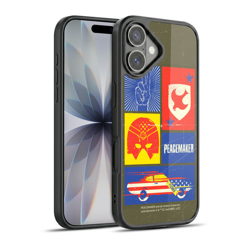 Peacemaker: Television Series Graphics Icons Gel Armour Case For Apple iPhone 17