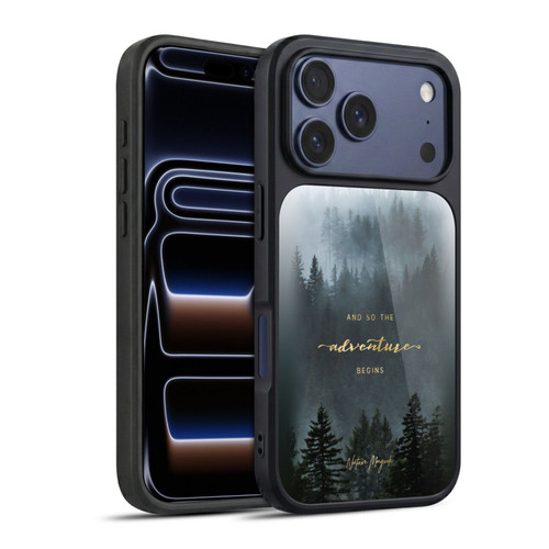 Nature Magick So The Adventure Begins Quote Trees Gel Armour Case For Apple iPhone 17 Pro