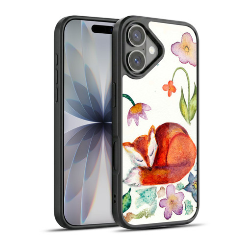Wyanne Animals Fox Napping In The Garden Gel Armour Case For Apple iPhone 17