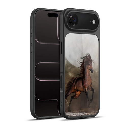 Simone Gatterwe Horses Brown Gel Armour Case For Apple iPhone 17 Air