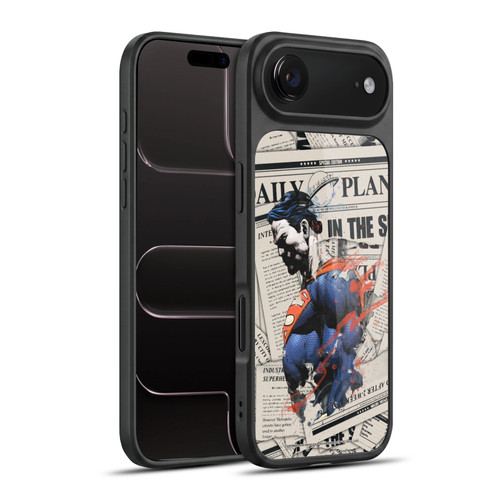 Superman DC Comics 80th Anniversary Newspaper Gel Armour Case For Apple iPhone 17 Air