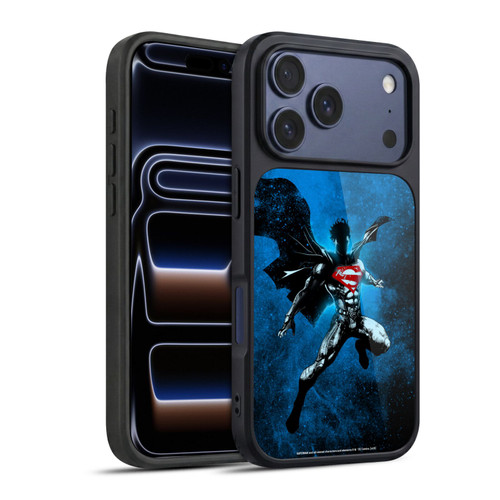 Superman DC Comics 80th Anniversary Splatter Gel Armour Case For Apple iPhone 17 Pro