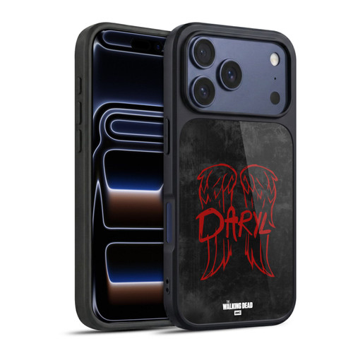 AMC The Walking Dead Daryl Dixon Iconic Wings Logo Gel Armour Case For Apple iPhone 17 Pro