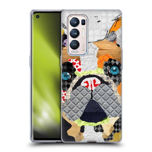 Michel Keck Dogs 3 French Bulldog Soft Gel Case for OPPO Find X3 Neo / Reno5 Pro+ 5G