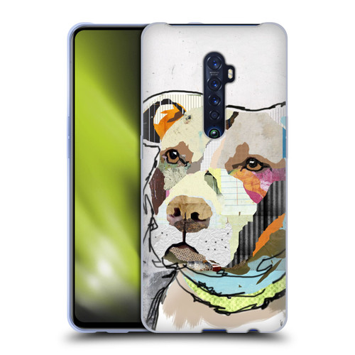 Michel Keck Dogs 3 Pit Bull Soft Gel Case for OPPO Reno 2