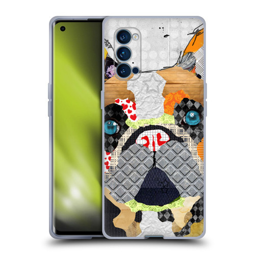 Michel Keck Dogs 3 French Bulldog Soft Gel Case for OPPO Reno 4 Pro 5G