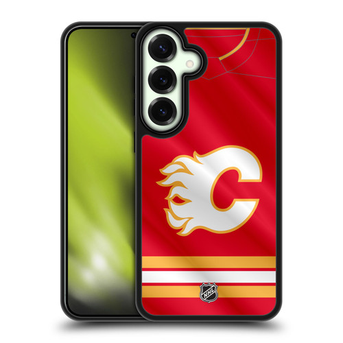 NHL Calgary Flames Jersey Gel Armour Case For Samsung Galaxy S25