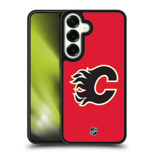 NHL Calgary Flames Plain Gel Armour Case For Samsung Galaxy S25