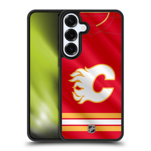 NHL Calgary Flames Jersey Gel Armour Case For Samsung Galaxy S25+