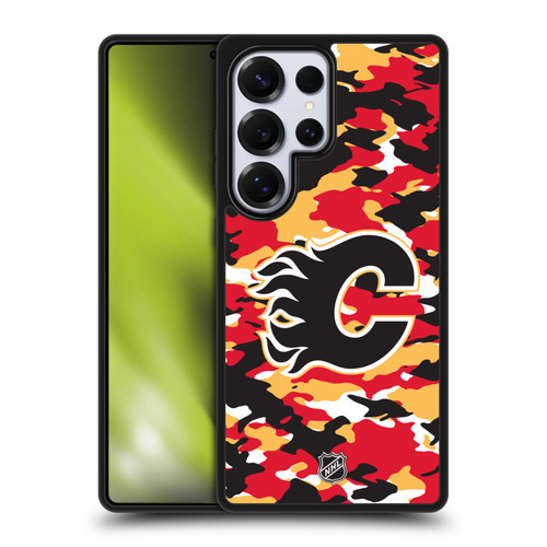 NHL Calgary Flames Camouflage Gel Armour Case For Samsung Galaxy S25 Ultra