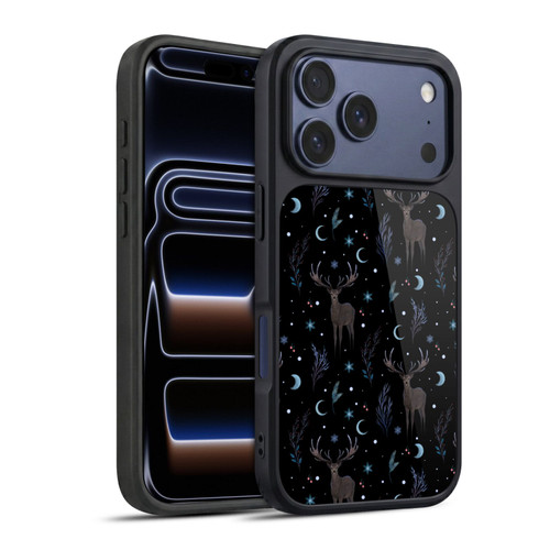 Episodic Drawing Art Winter Deer Pattern Gel Armour Case For Apple iPhone 17 Pro