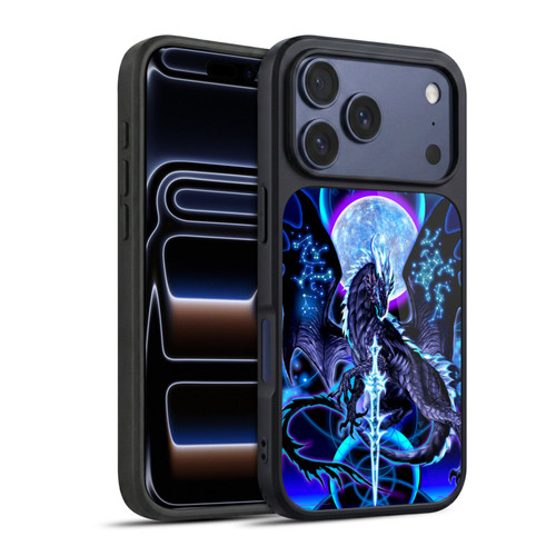 Ruth Thompson Dragons with Swords Night Blade & Constellations Gel Armour Case For Apple iPhone 17 Pro