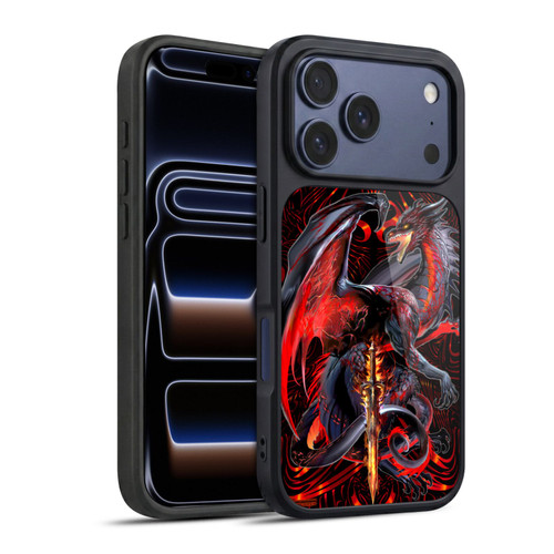 Ruth Thompson Dragons with Swords Widow Blade Gel Armour Case For Apple iPhone 17 Pro