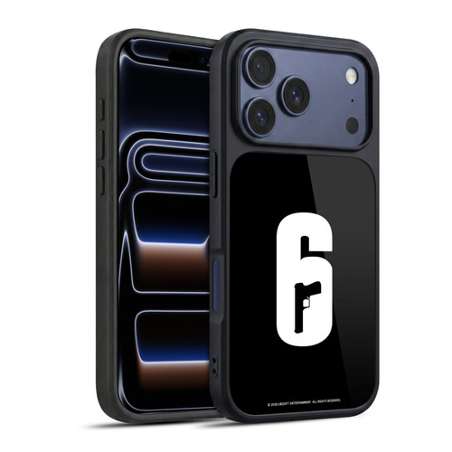 Tom Clancy's Rainbow Six Siege Logos Black And White Gel Armour Case For Apple iPhone 17 Pro