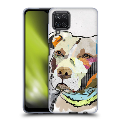 Michel Keck Dogs 3 Pit Bull Soft Gel Case for Samsung Galaxy A12 (2020)