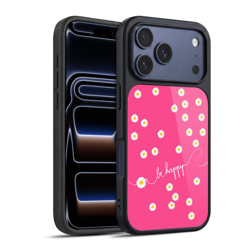 Monika Strigel Happy Daisy Hotpink Gel Armour Case For Apple iPhone 17 Pro