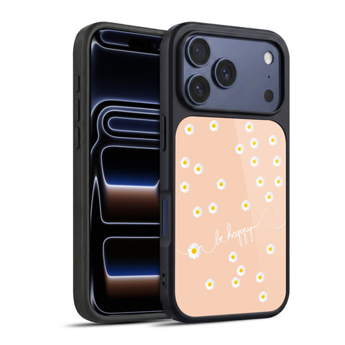 Monika Strigel Happy Daisy Peach Gel Armour Case For Apple iPhone 17 Pro