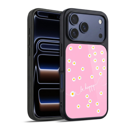 Monika Strigel Happy Daisy Pink Gel Armour Case For Apple iPhone 17 Pro