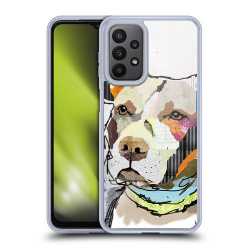 Michel Keck Dogs 3 Pit Bull Soft Gel Case for Samsung Galaxy A23 / 5G (2022)