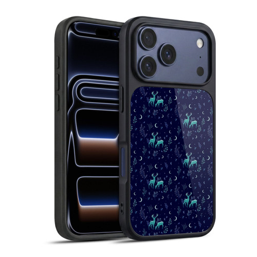 Episodic Drawing Pattern Deers In The Moonlight Gel Armour Case For Apple iPhone 17 Pro