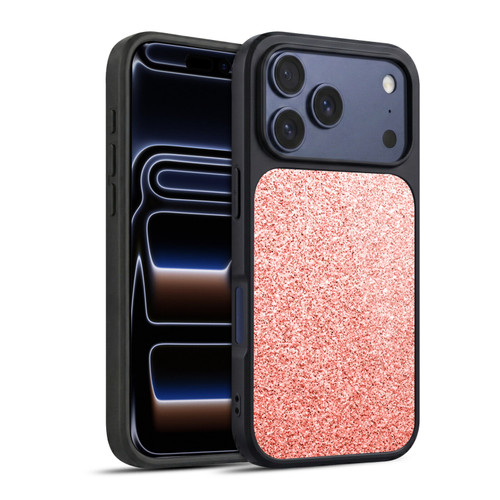 PLdesign Sparkly Coral Light Pink Gel Armour Case For Apple iPhone 17 Pro